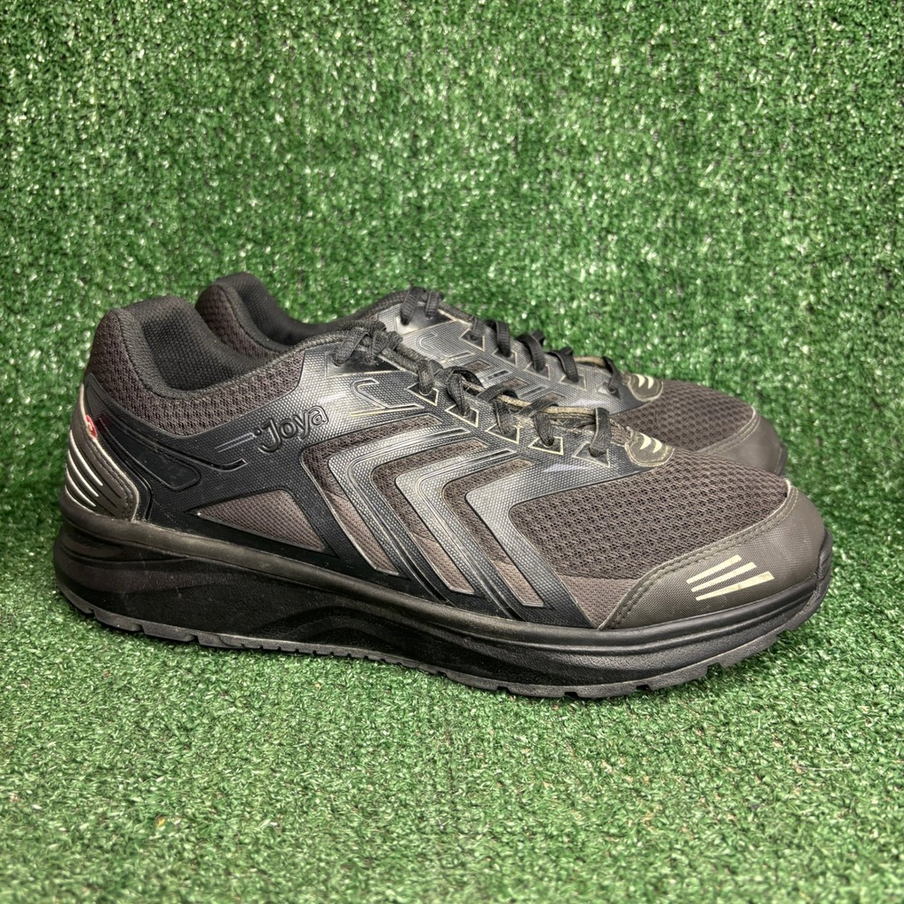 Joya Flash SR Orthopedic Slip Resistant Athletic Walking Sneaker Black Mens 10.5